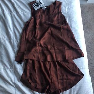 Lunya 100% silk pajama set